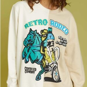 Bonkers Corner Retro Rodeo Graphic Sweatersgirt.